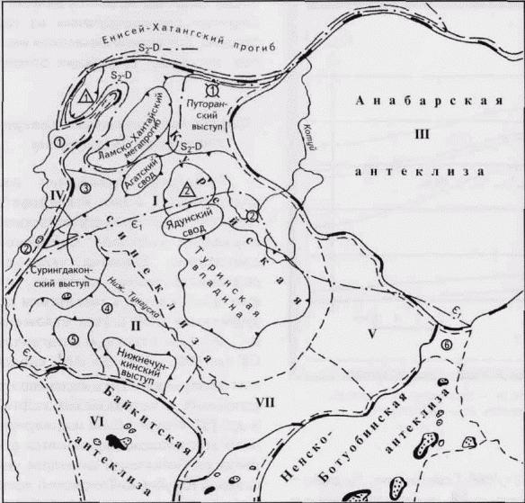 Геологическая Карта Сибирской Платформы